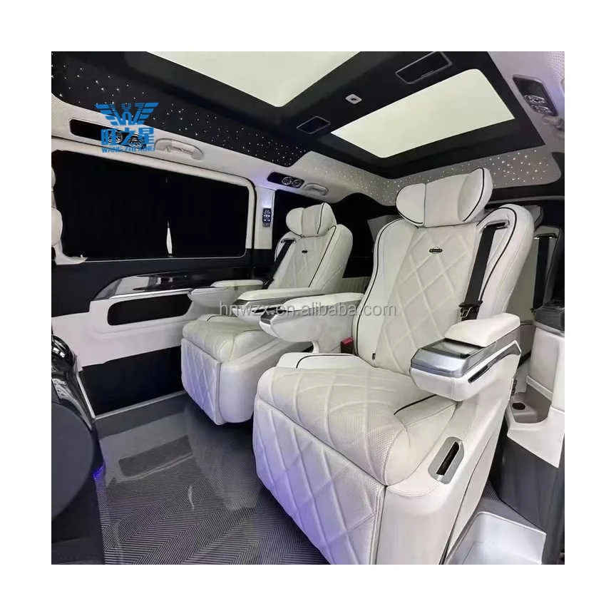 

RV Swivel Seat,Luxury Electric Modified Car Seats forToyota Gaia V-Class VIP Van Leather Interior Accessories