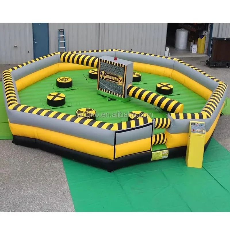 

Toxic Meltdown Inflatable Jump bar Wipeout Rotating Machine China Langko Hot Sale