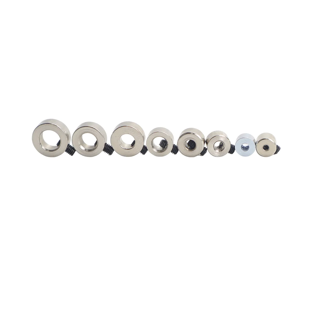 10PCS 1.6mm 2.1mm 3.1mm 4.1mm 4.6mm 5.1mm 6.1mm RC Model Metal Wheel Lock Collar Shaft Axle Bushing for Landing Gear Stopper 2.6