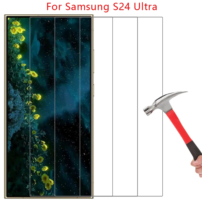 phone case for samsung galaxy s24 ultra 5g tempered glass on samsungs24 galaxys24 s 24 24s s24ultra back cover samsumg ultracase