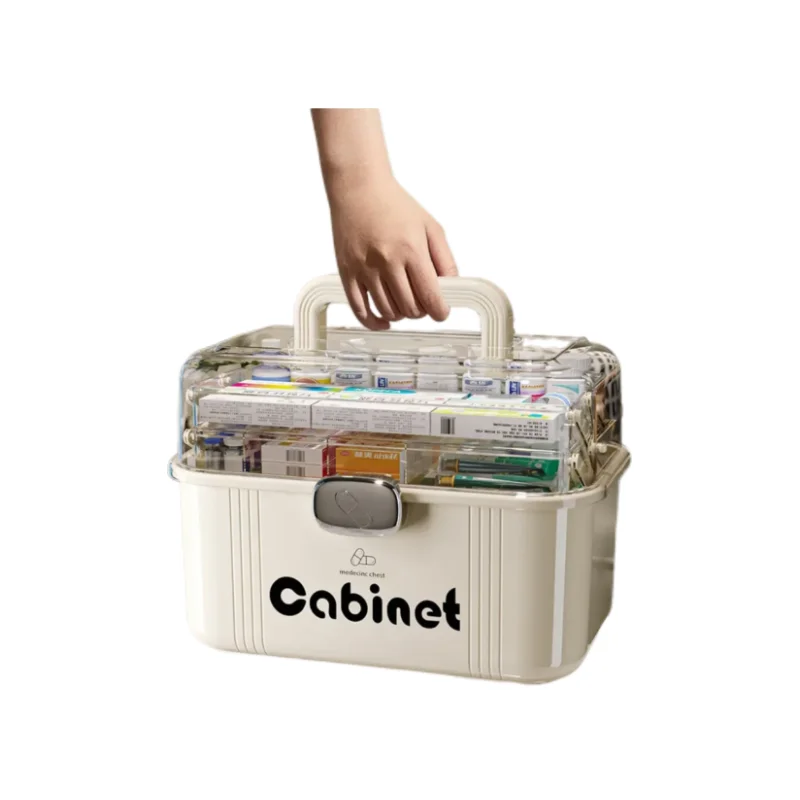 Home Medicine Storage Box - Large Capacity, Multi Layer Classification, Perfect for First Aid Kit