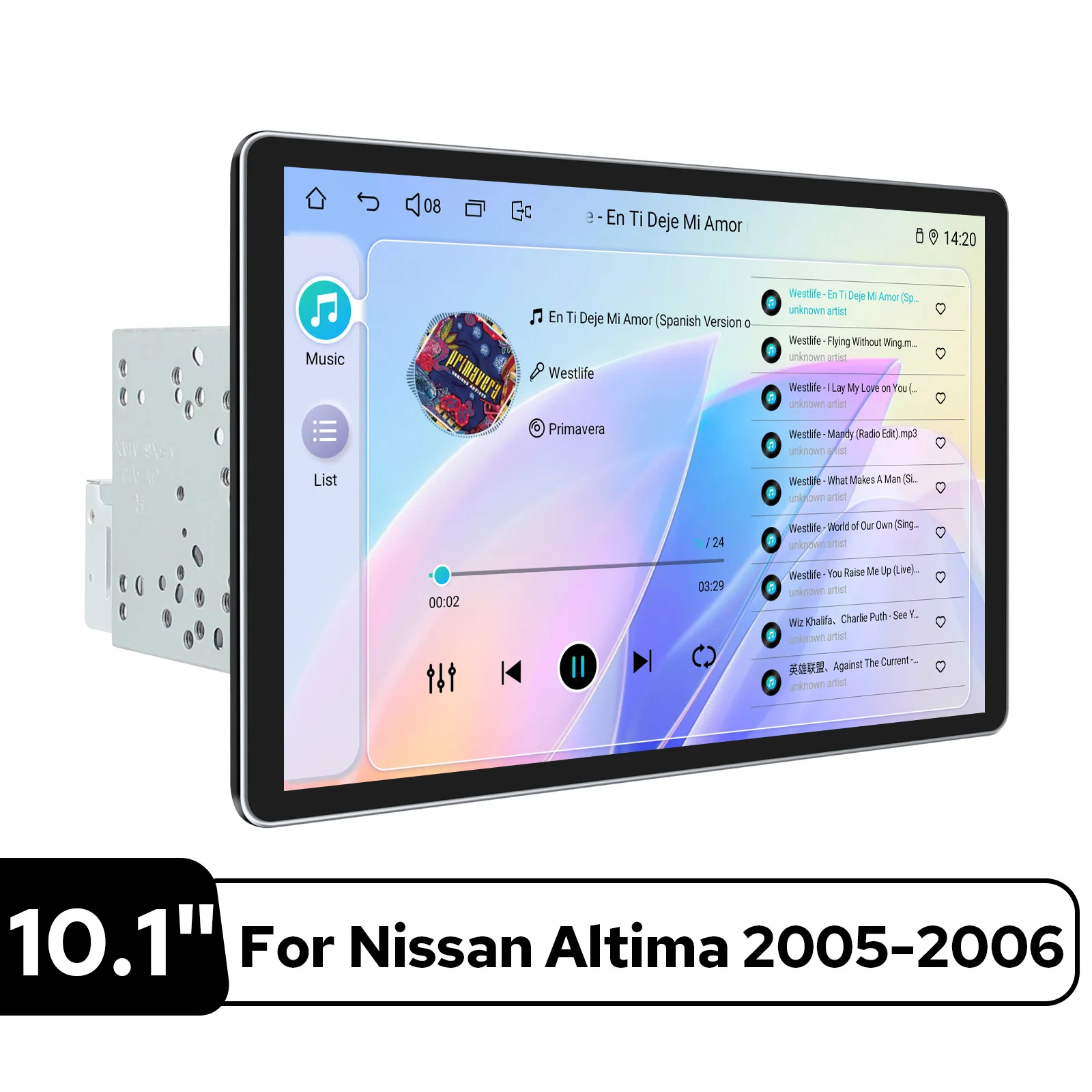 JOYING 10.1"HD Touch Screen Car Stereo For Nissan Altima 2005 2006 Wireless Apple CarPlay Android Auto GPS Multimedia Player view 4