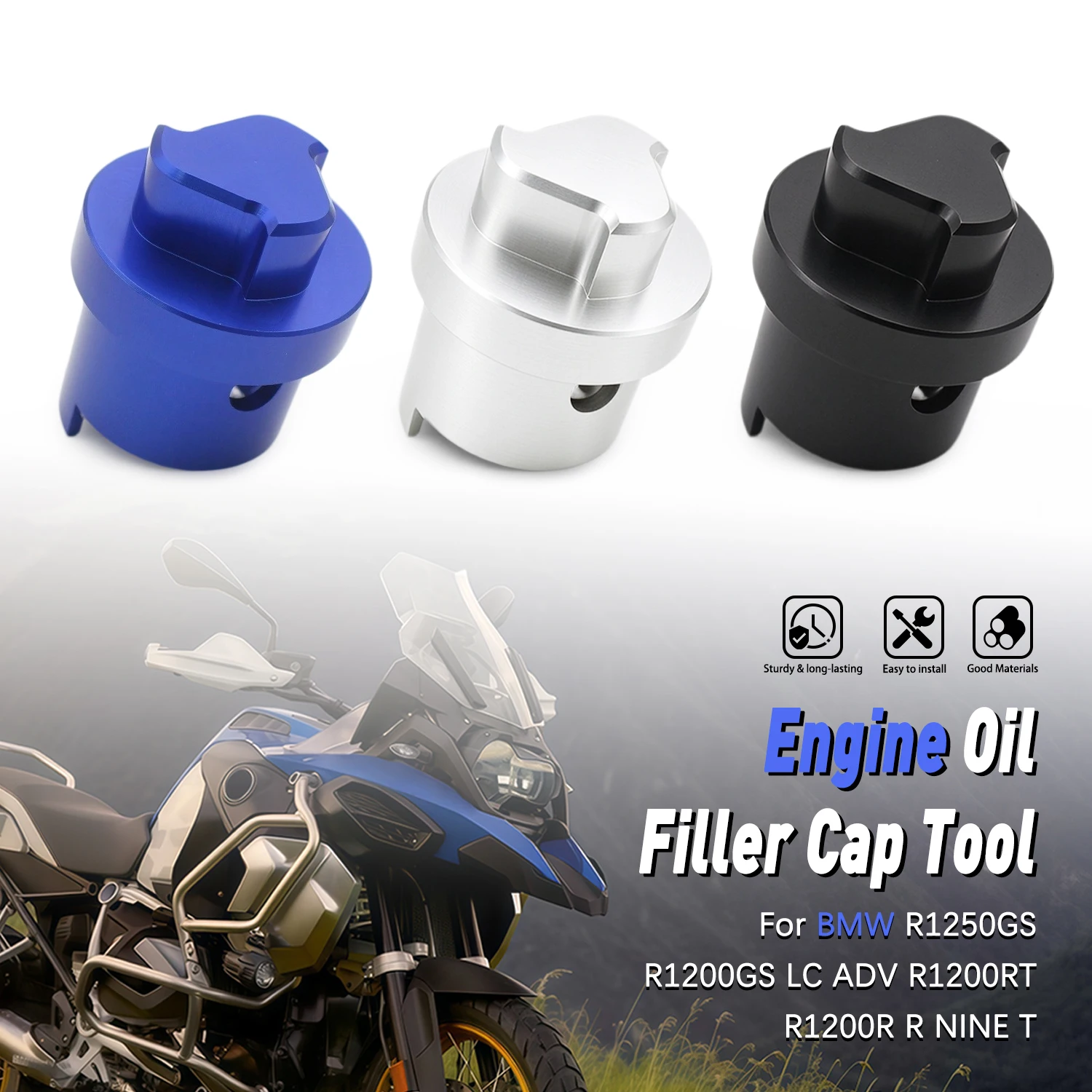 Motorcycle Engine Oil Filler Cap Tool Wrench Removal Puller Spark Plug For BMW R1250R R1250RS R1250RT K1200GT