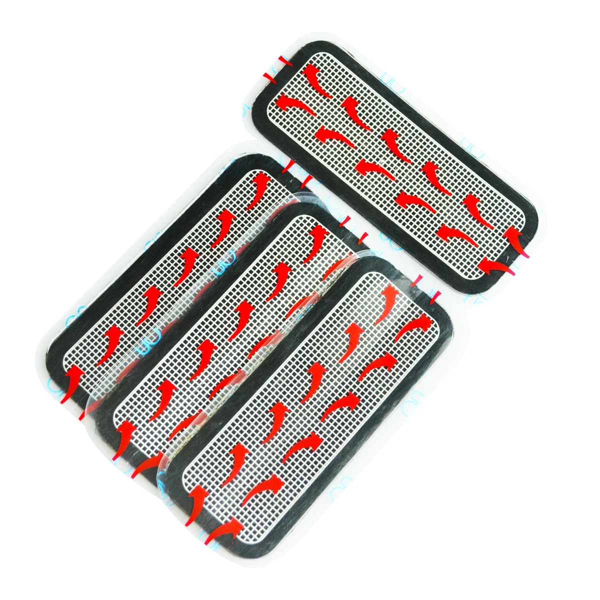 4 pcs/pack Hip Muscle Training Gel Patch  Self-adhesive Gel Pads Massage Relaxation Fitness Health Care