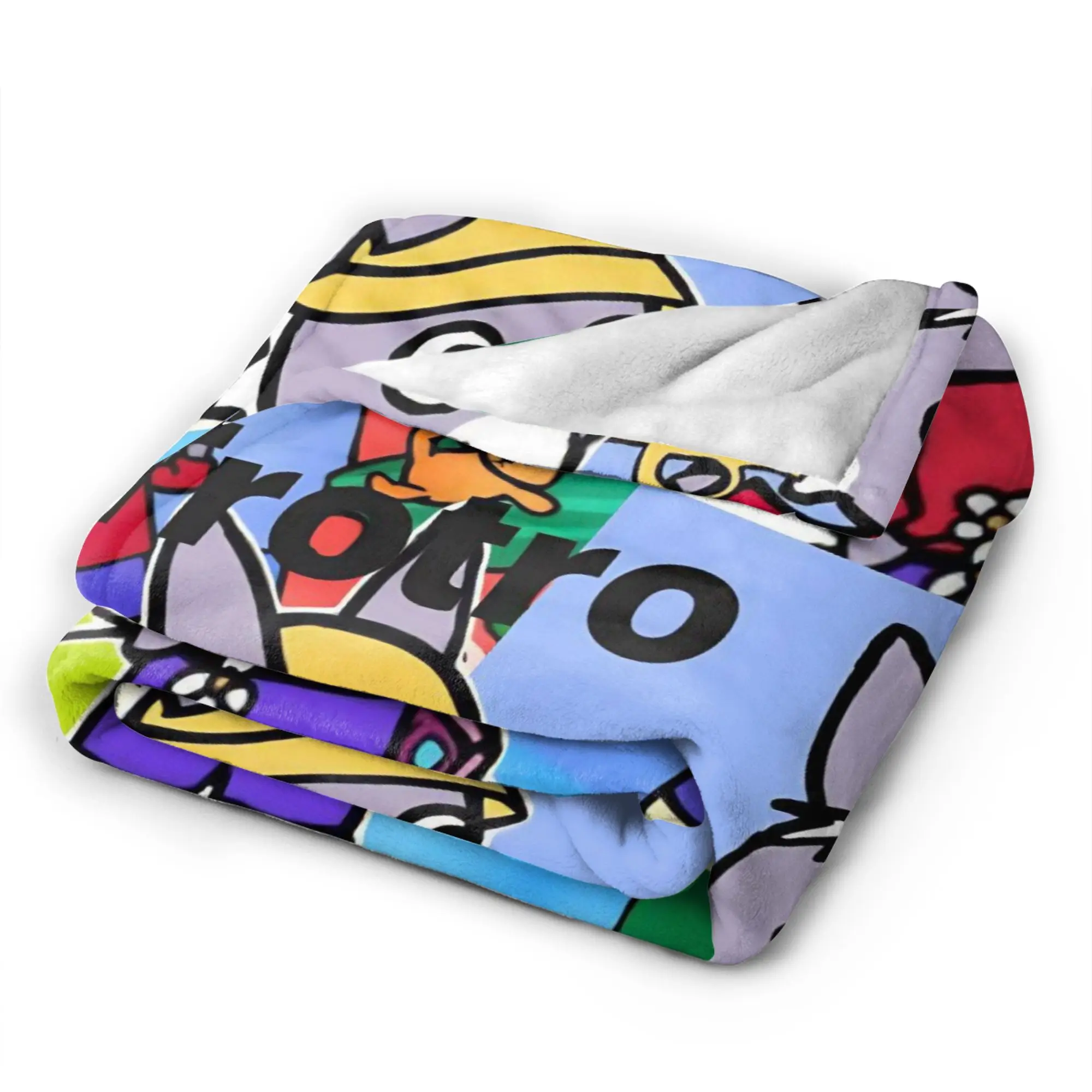 Trotro dos desenhos animados cobertor capa bonito pequeno burro fuzzy lance cobertores verão ar condicionado decoração colcha leve