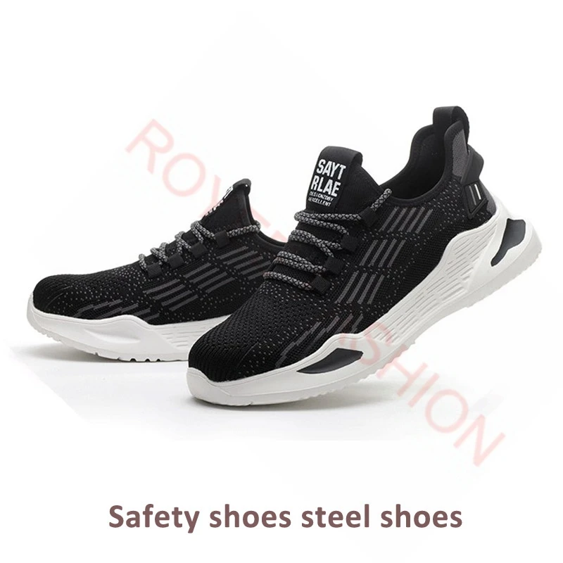 2023 Work Shoes Work Boots Work Safety Boots Safety Steel toe Shoes Men Anti-smash anti-puncture Pink Shoes Safety Shoes for men