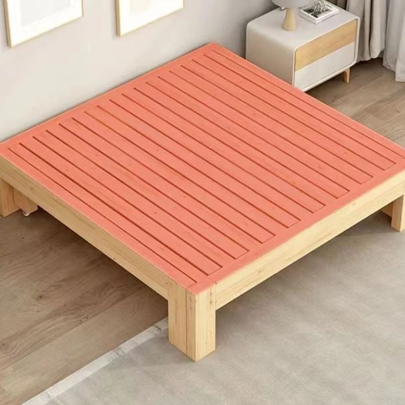 wood tatami Folding bed simple dual-purpose multi-functional retractable bed single pull-out cama individual bedroom furniture