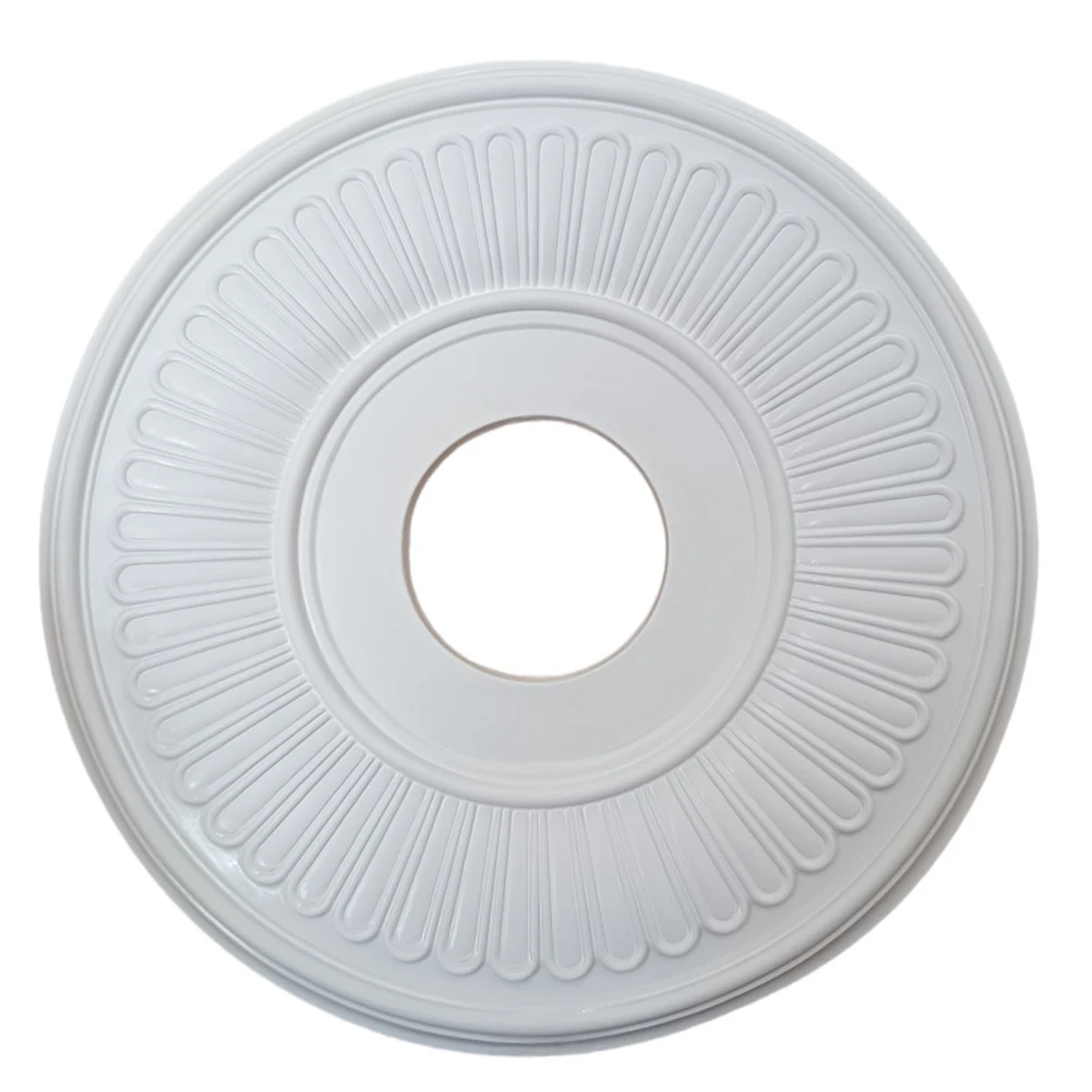 Home Round Medallion PU Decorative Ceiling Fan Light Fixtures Covers Plate Household Power Manual Tool Accessories