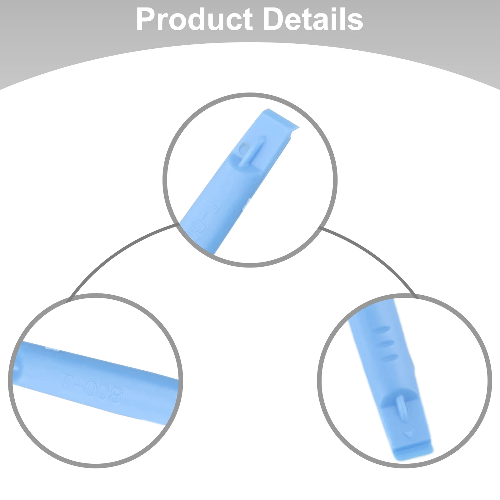 Practical Opening Tool Plastic Pry Tools Pry Bar Tool 83mm Cylindrical For Mobile Phone For Repairing Light Blue