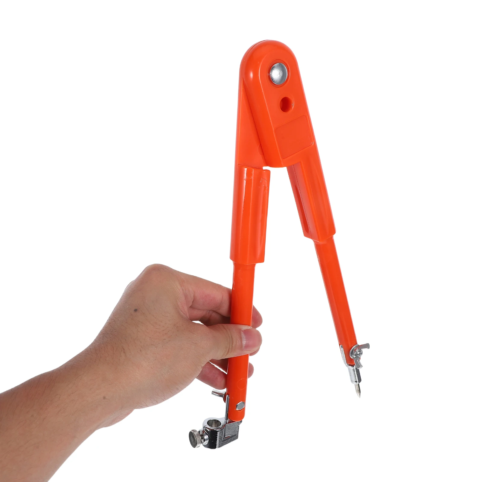 

Woodworking Adjustable Metal Scriber Circle Maker Wing Divider Pencil Holder For Drafting Carpentry Technical