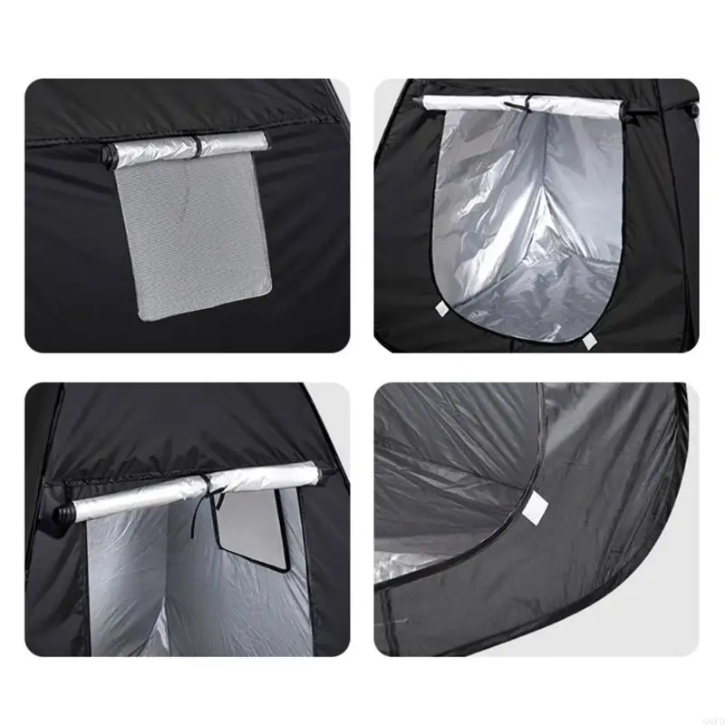   Cloth Kids Play Tent with Large Front Flap and Covered Side Window