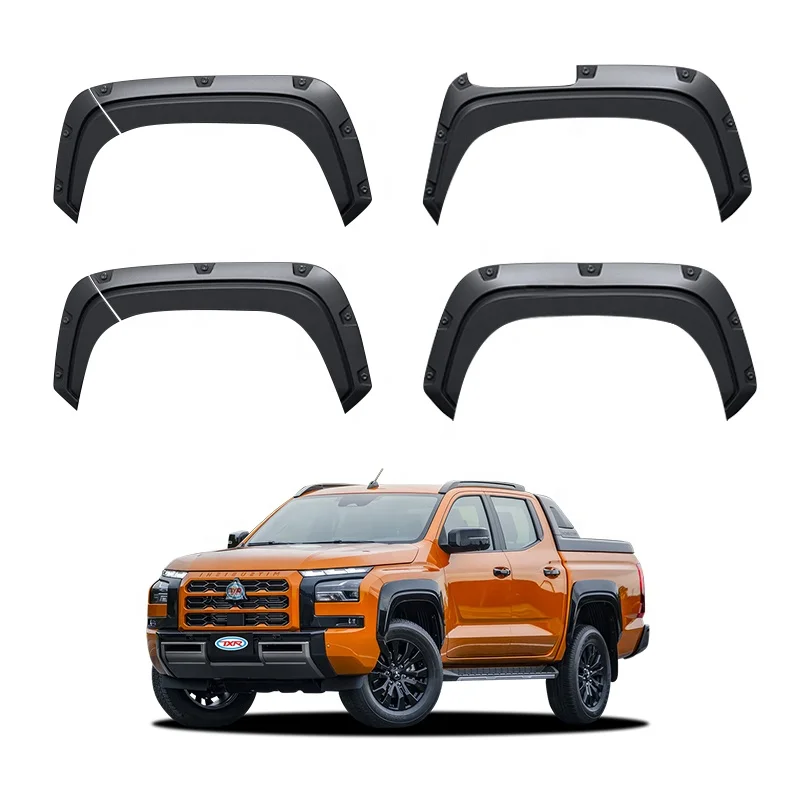 

Auto TXR Fender Flares Car Accessories Black Wheel Arch for Mitsubishi TRITON L200 2024-