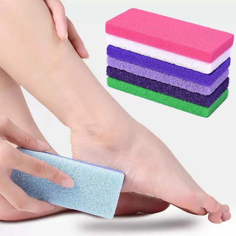 Esponja exfoliante de piedra pómez para pies, lima de pies para callos, producto para eliminar la piel muerta, depurador de pedicura, herramientas profesionales para el cuidado de los pies