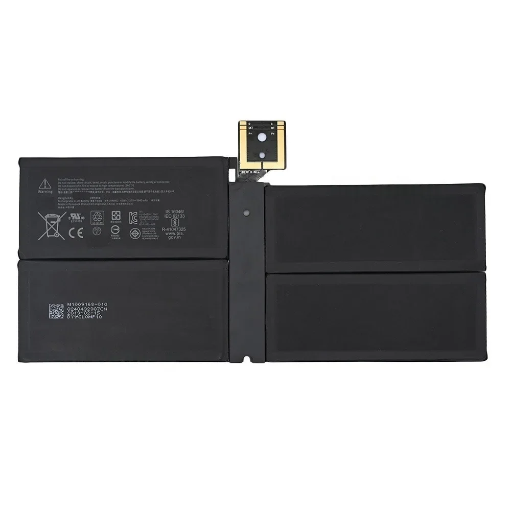 SWZY 7.57V 5940mAh G3HTA038H Laptop Battery Compatible with Microsoft Surface Pro 5/Pro 6/1796/1807 Book Series DYNM02