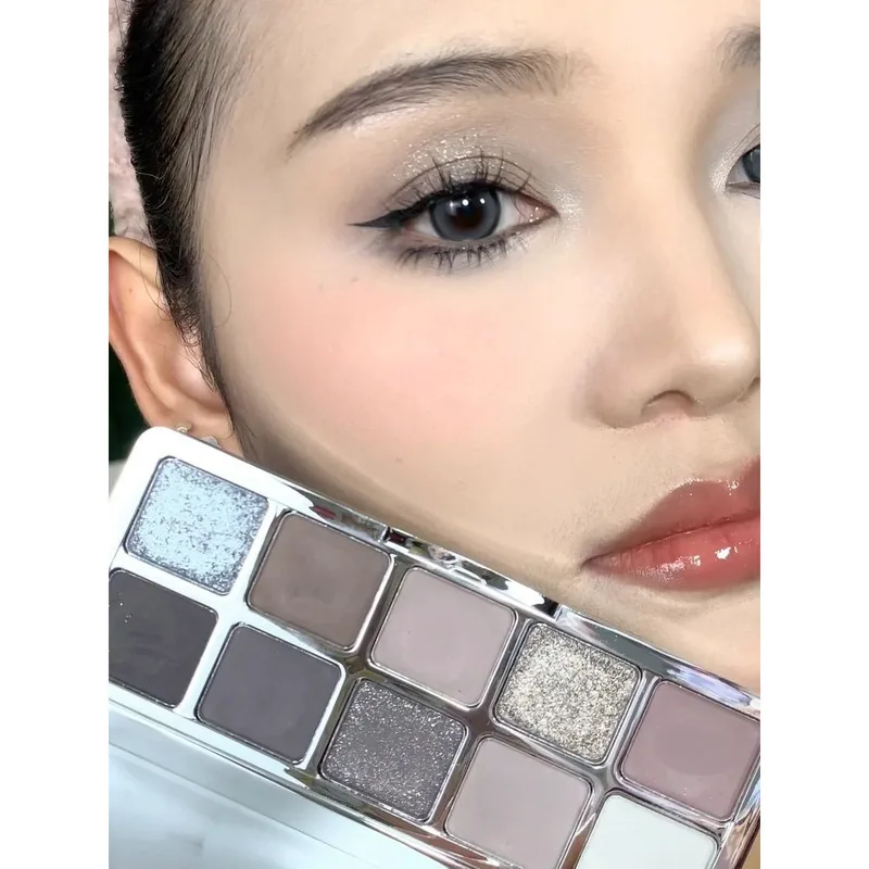 Sitiya Dreamy Ten Melad Winter Atmosphere Colors Gioco quotidiano Trucco Tavolozza di ombretti multicolori per principianti e studenti