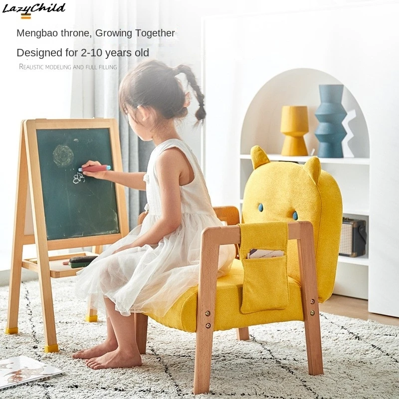 Lazychild Kinderen Sofa Jongen Schattige Baby Sofa Stoel Leeshoek Mini Kruk Meisje Lezen Enkele Ligstoel Silla Sofa Nieuws