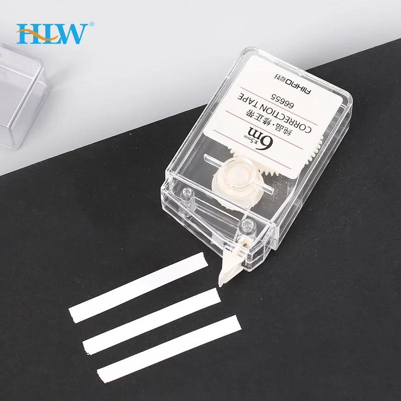 Simple Transparent Correction Tape Adhesive Dots Stick Roller Glue Tape