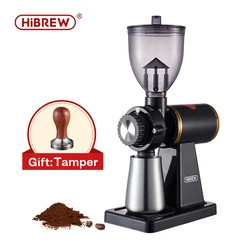 HiBREW-molinillo de café eléctrico para Espresso o café por goteo americano, 8 ajustes, carcasa de fundición a presión G1