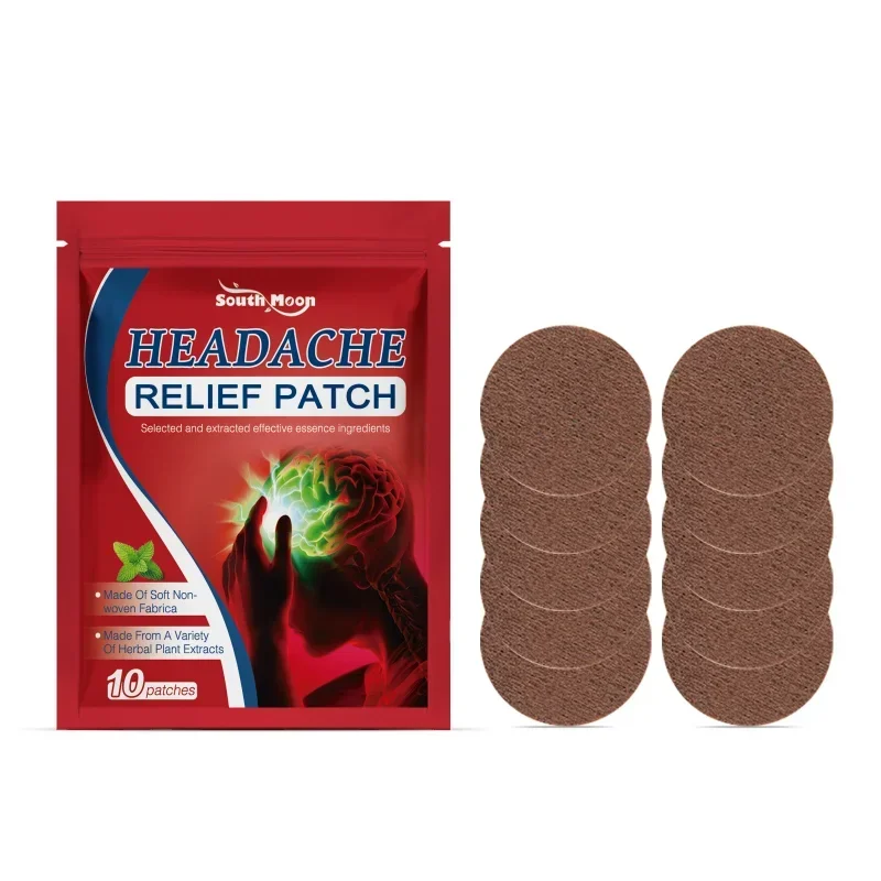 Patch médical anti-migraine, 10 pièces, pour sauna, maux, instituts, maladie, étourdissements, aide à dormir, relaxation, soins de la tête