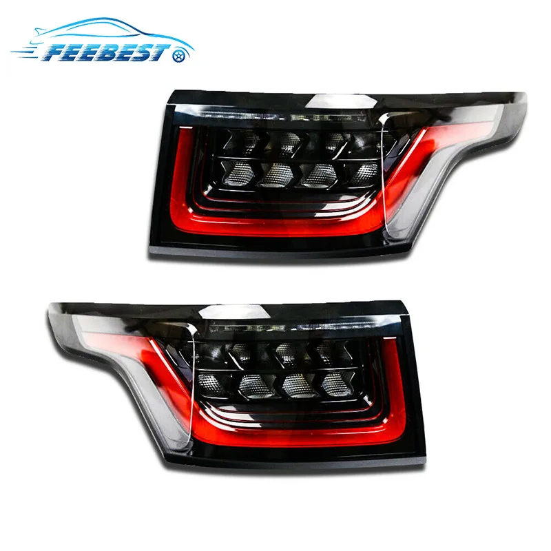 L494 LED Tail Lamp Fit for Range Rover Sport 2013-2017 Taillights Upgrade To 2018 2019 2020 2021 Rear Lights