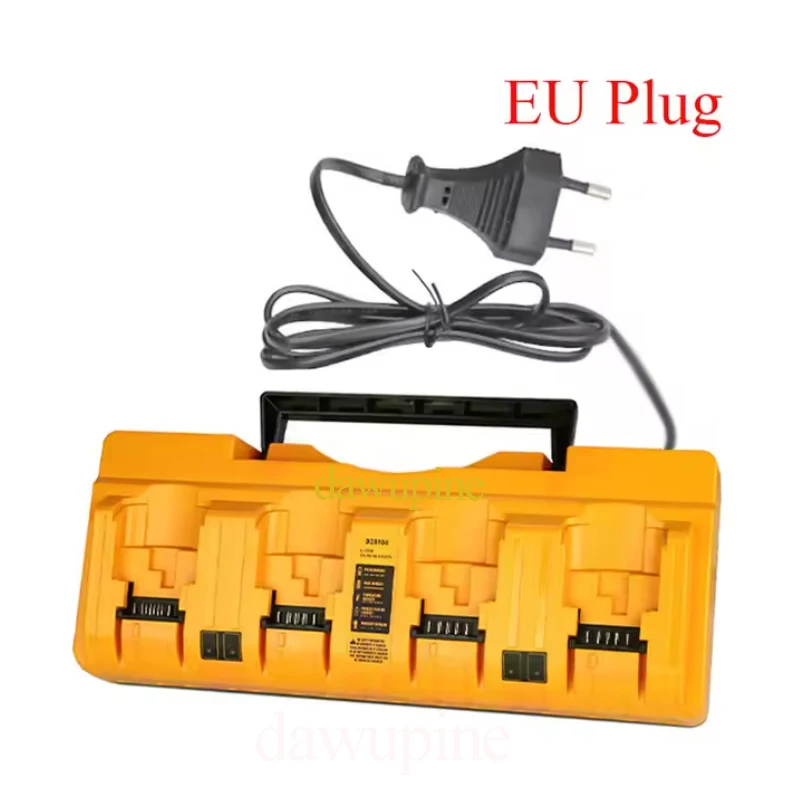 

Аксессуары для электроинструментов DCB104 для зарядного устройства для литиевых батарей DeWalt, четырехпортовая зарядка, одновременно DCB204 DCB127 DCB105 DCB112