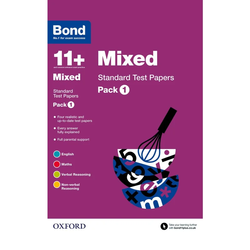 

BOND 11 СТАНДАРТНЫЕ 11 ТЕСТ-пакетов СМЕШАННЫЕ PK1 Bond 11 Oxford University Press 9780192740717 Книга