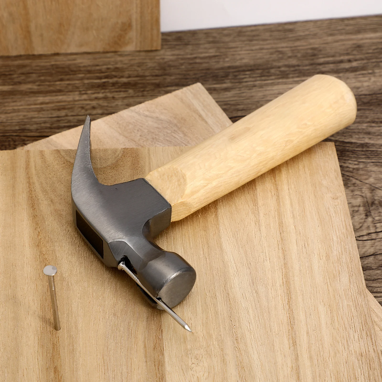 

Mini Claw Hammer Woodworking Nail Carpenter Hammers Non slip Repairing Tools Integrated Universal Fixing Hand Tools