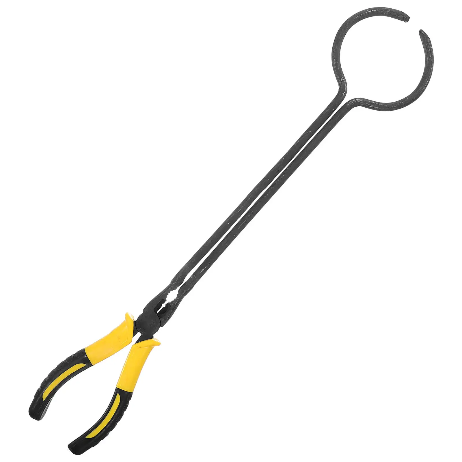 Heavy Duty Crucible Tongs Long Handle Safe Distance Melting Furnace Casting Gold Silver Refining Laboratory Accessories Crucible