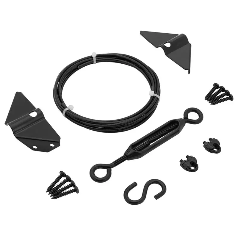 A25F-Anti Sag Gate Kit For Wooden Fence, Gate Support Cable Kit , Anti-Sagging Fence Gate Kit Steel Gate Hardware
