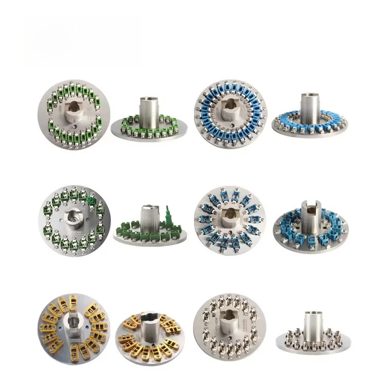 SC-PC-14DM 14 Positions SC PC Connectors for Domaille Polishing Machine Holder Jig Plate Fiber Optic Polishing Fixture
