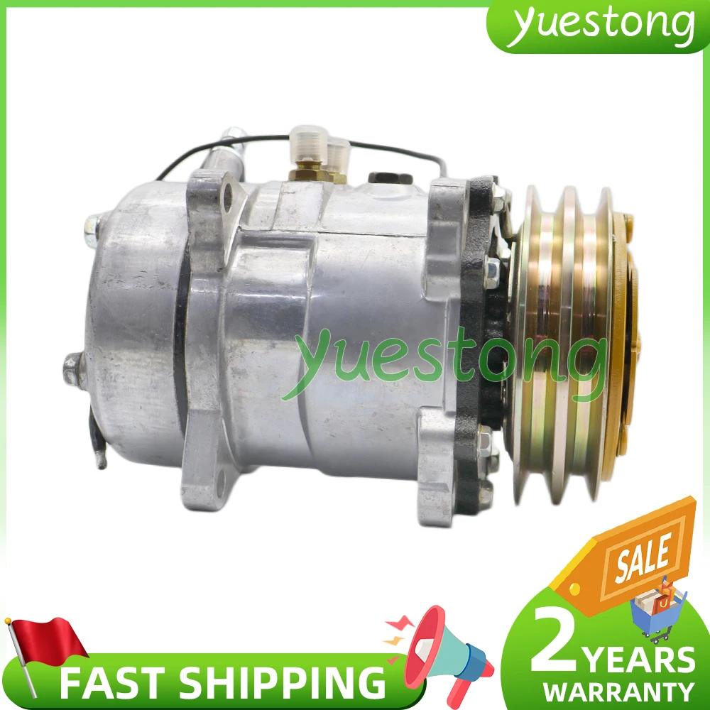 

For Sanden 505 5H09 SD5H09 SD505 AC Compressor For Tractor Excavator Heavy Duty Truck Pickup Universal 3004209 1101333 304622