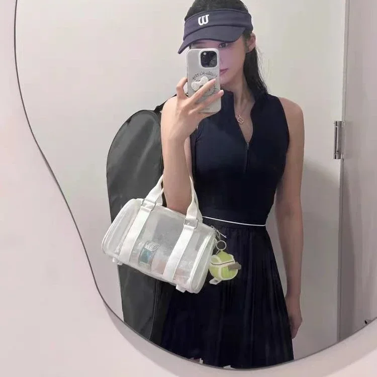 

Перфорированная ручная сетчатая сумка olo Mini, сетчатая сумка двойного назначения на одно плечо и через плечо на молнии для мобильного телефона