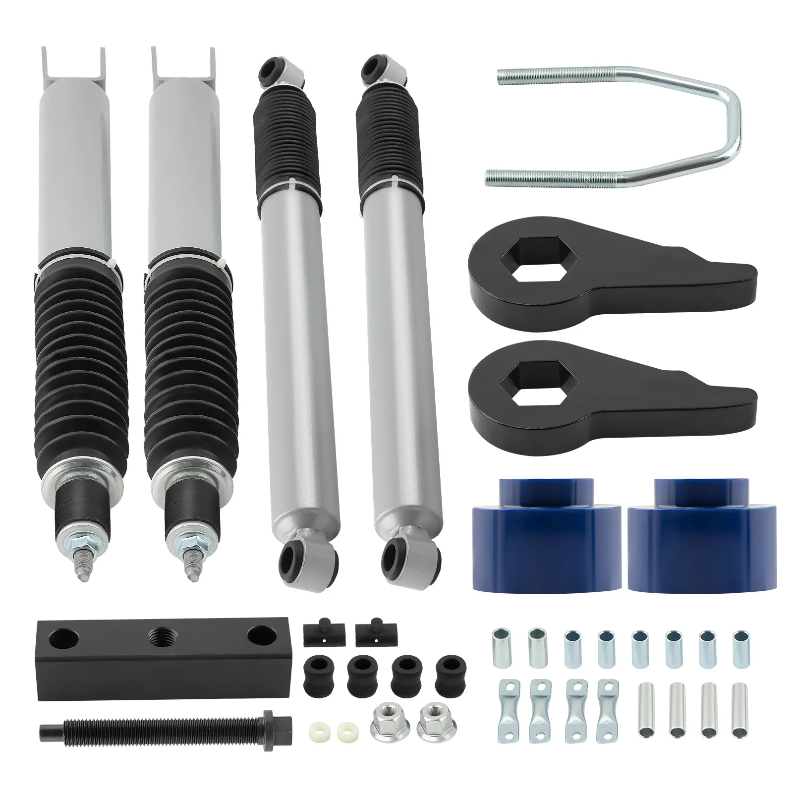 Level Lift Kit 3'' Front 2'' Rear Fit Chevrolet Tahoe GMC Yukon 1500 2000-2006 for Avalanche Suburban 1500  