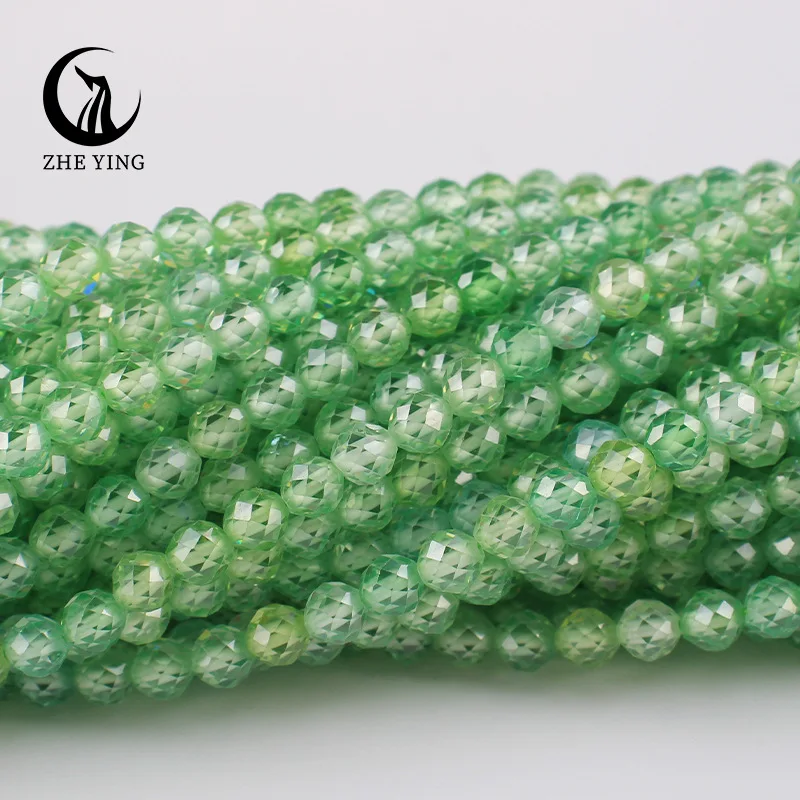 15 Colors AAA Faceted Zircon Beads Round Tiny Natural Stone Wholesale Cheap Beads For DIY Bracelet Jewelry