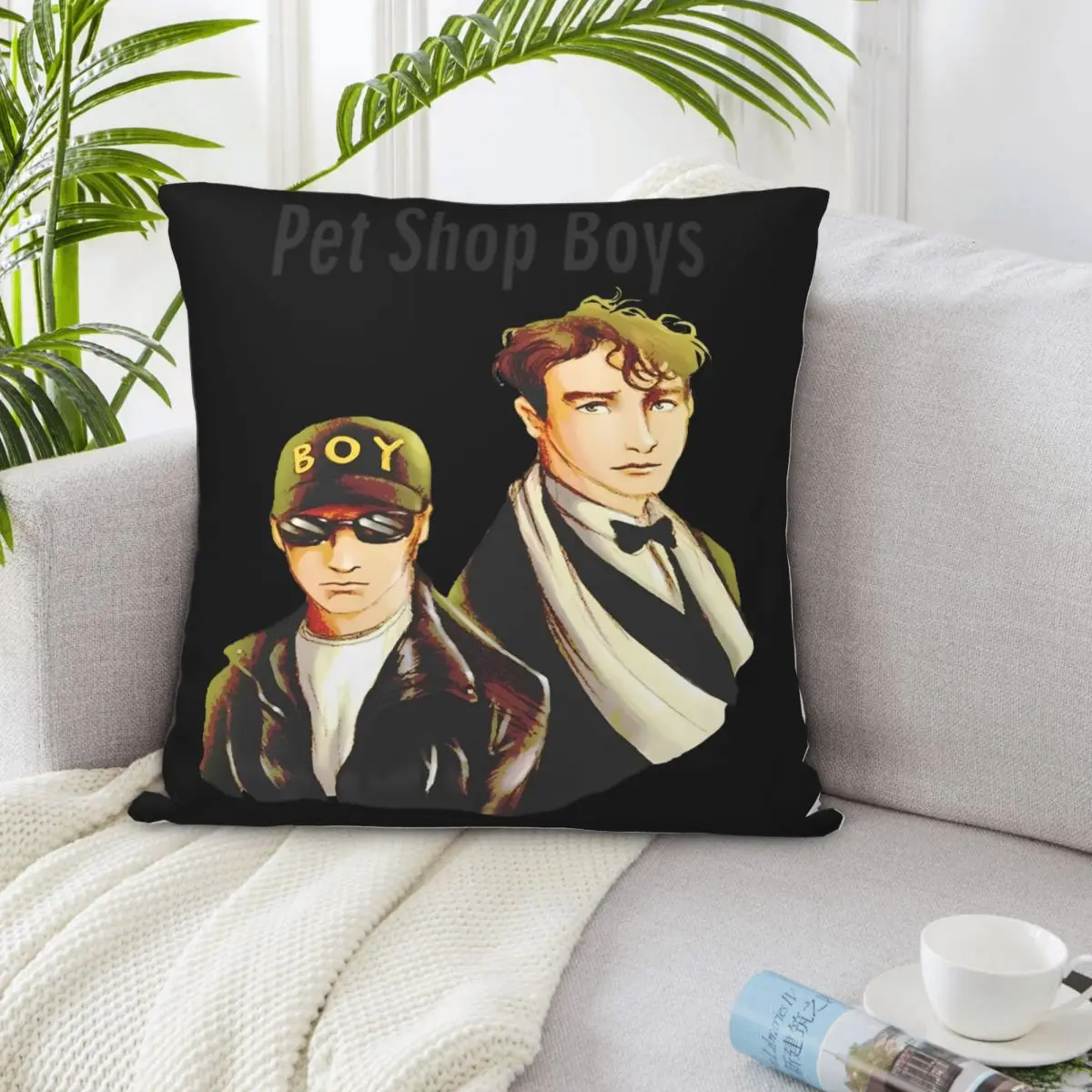 Pet Shop Boys 2 Pillows Sofa Cushion Cover Anime Body Pillow Case Pillow Case Pillow Cover