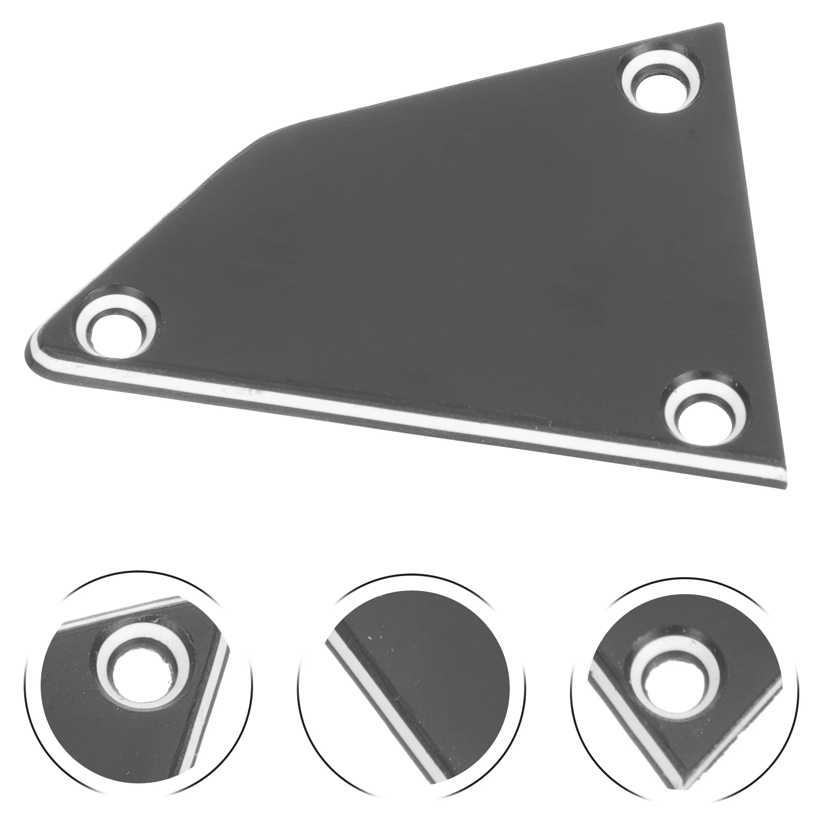 

4Pcs Guitar Truss Rod Covers Premium Plastic Sturdy Smooth Texture Easy Install Musical Instrument Accessories
