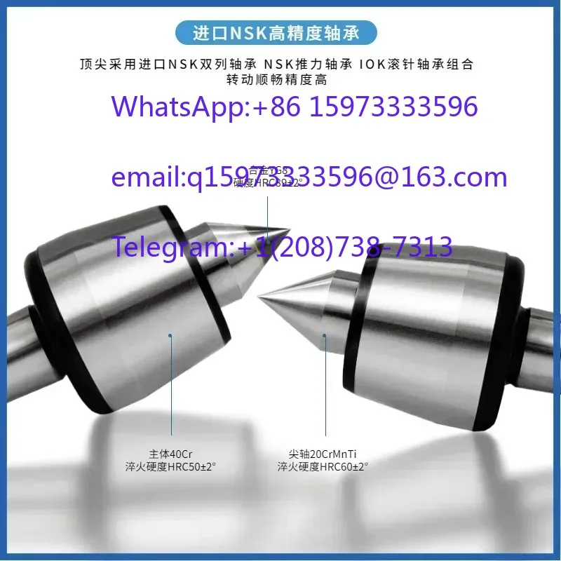 High Speed Rotary Center MT4 MT5 Precision Movable Live Center For CNC Lathe Machine Tailstock Tool Accessories