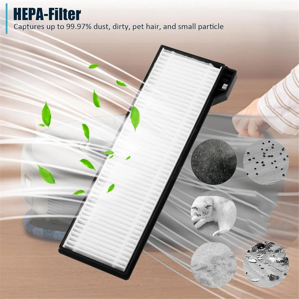 L65A For Eufy X10 Pro Omni Robot Vacuum Cleaner Main Side Brush Hepa Filter Mop Cloth Dust Bags Replacement Parts Accessories