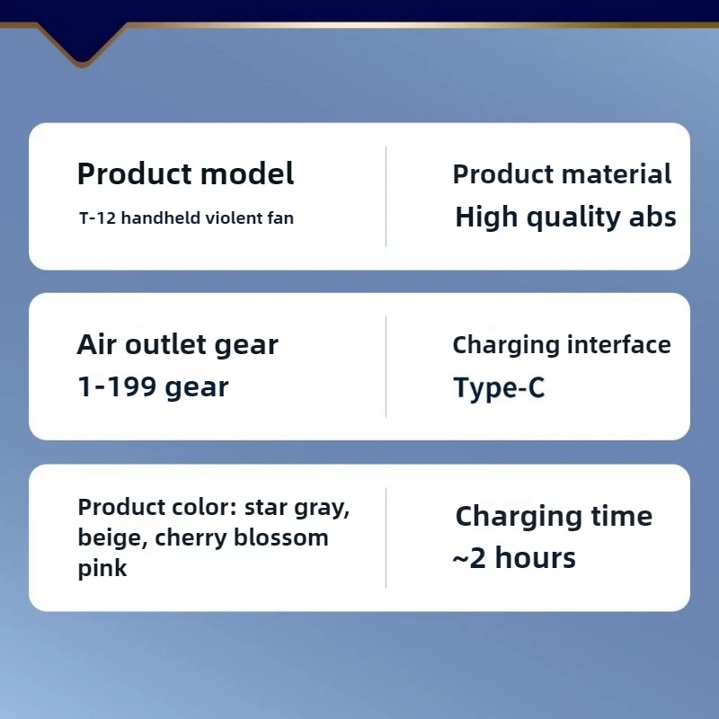 Многофункциональный цифровой дисплей с зарядкой через USB, небольшой ручной маленький вентилятор, 1-6 скоростей, большой ветровой охлаждающий вентилятор, портативный умный вентилятор