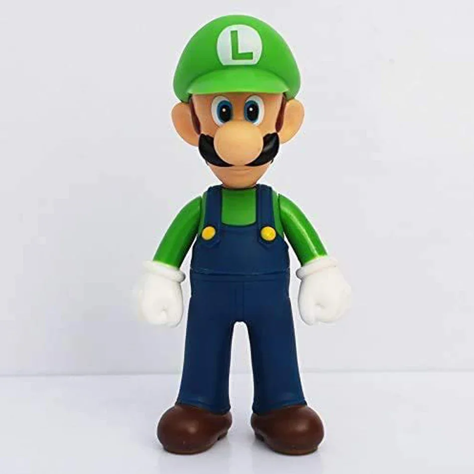 Super Mario Bros Cartoon Poppen Model Verjaardagscadeau Anime Figuren Luigi Yoshi Mario Creatief verzamelmodel speelgoed. *
