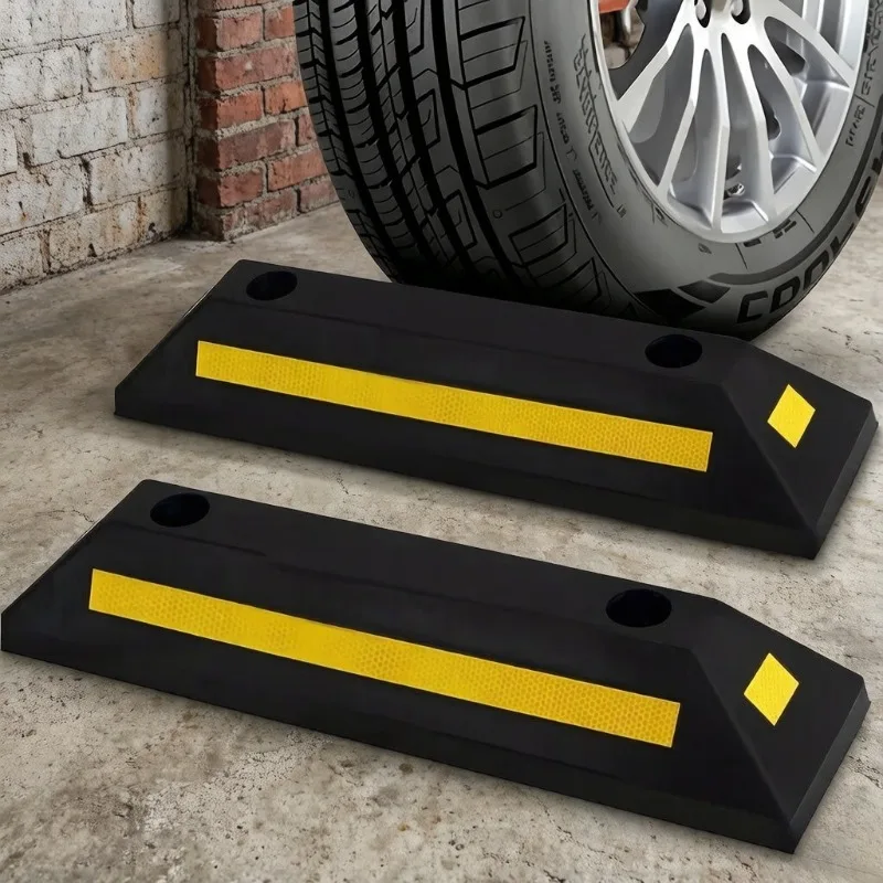 

Ограничитель парковки для автомобиля, прочный резиновый парковочный упор, универсальный стопор для всех типов транспортных средств