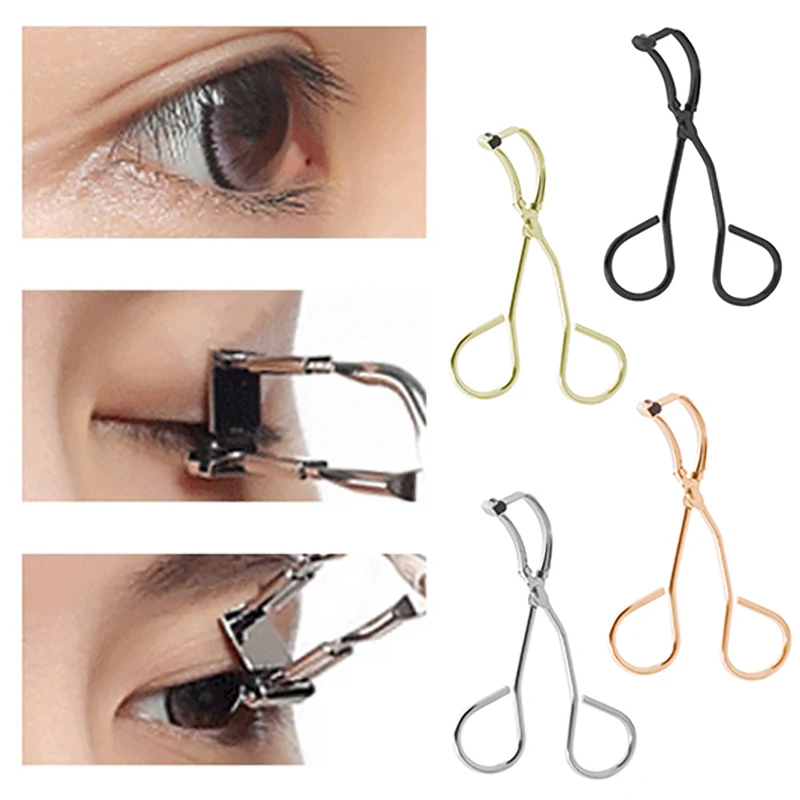 

Stainless Steel Local Eyelash Clip Natural Eye Lash Curling Tool Natural Curly Applicator Professional Eyelash Curler