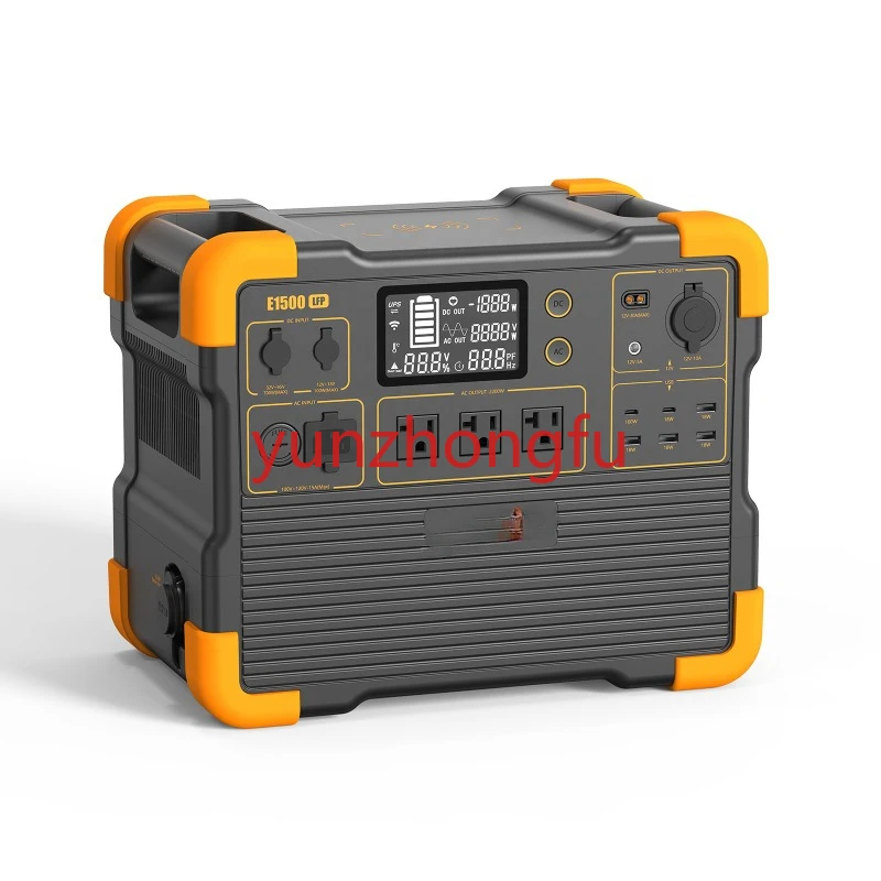 

2200W Portable Power Station E1500LFP Big Power solar generator super fast charging 800W for Camping, adventure