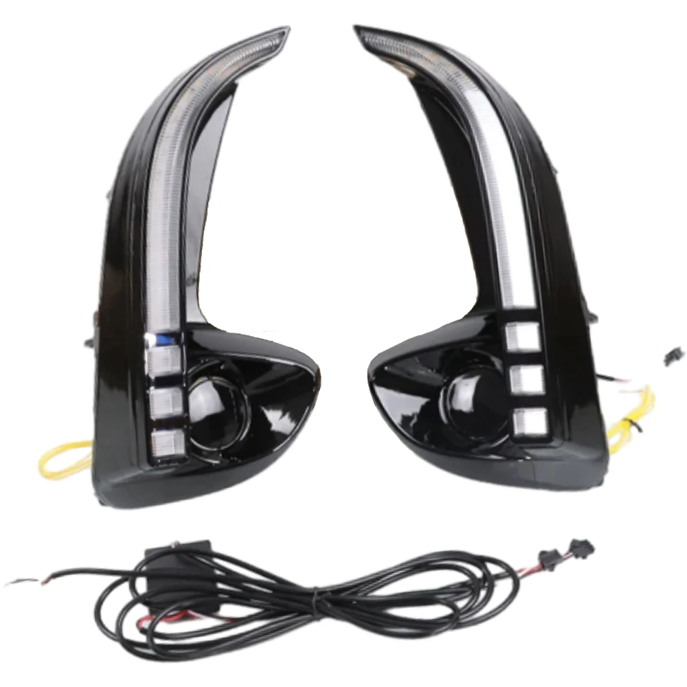 

DRL Headlight Waterproof Car Accessories White Fit For Toyota Vios Yaris (European American Edition) 2021