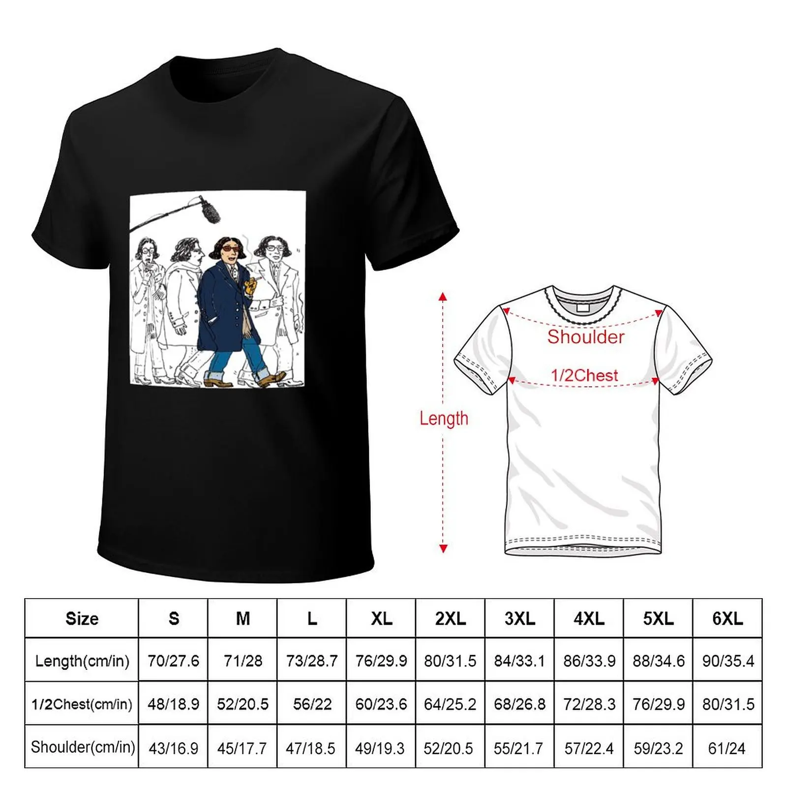 fran lebowitz T-Shirt Work Wear Simple Tee Shirt