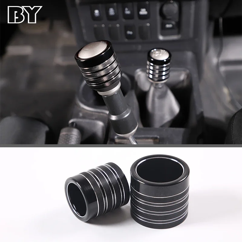 

Car Aluminum Gear Shift Knob Sleeve Adapter For Toyota FJ Cruiser 2007-2021 Shifter Head Protection