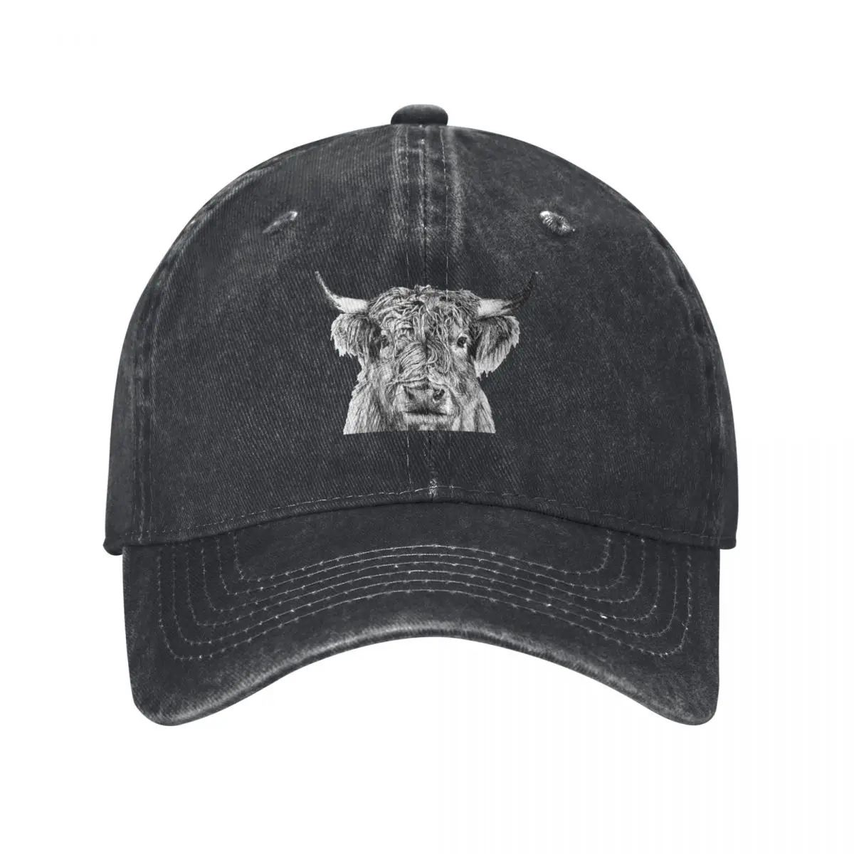 

Scottish Highland Cow Baseball Cap Thermal Visor Male hat Sunscreen Hats Man Women's