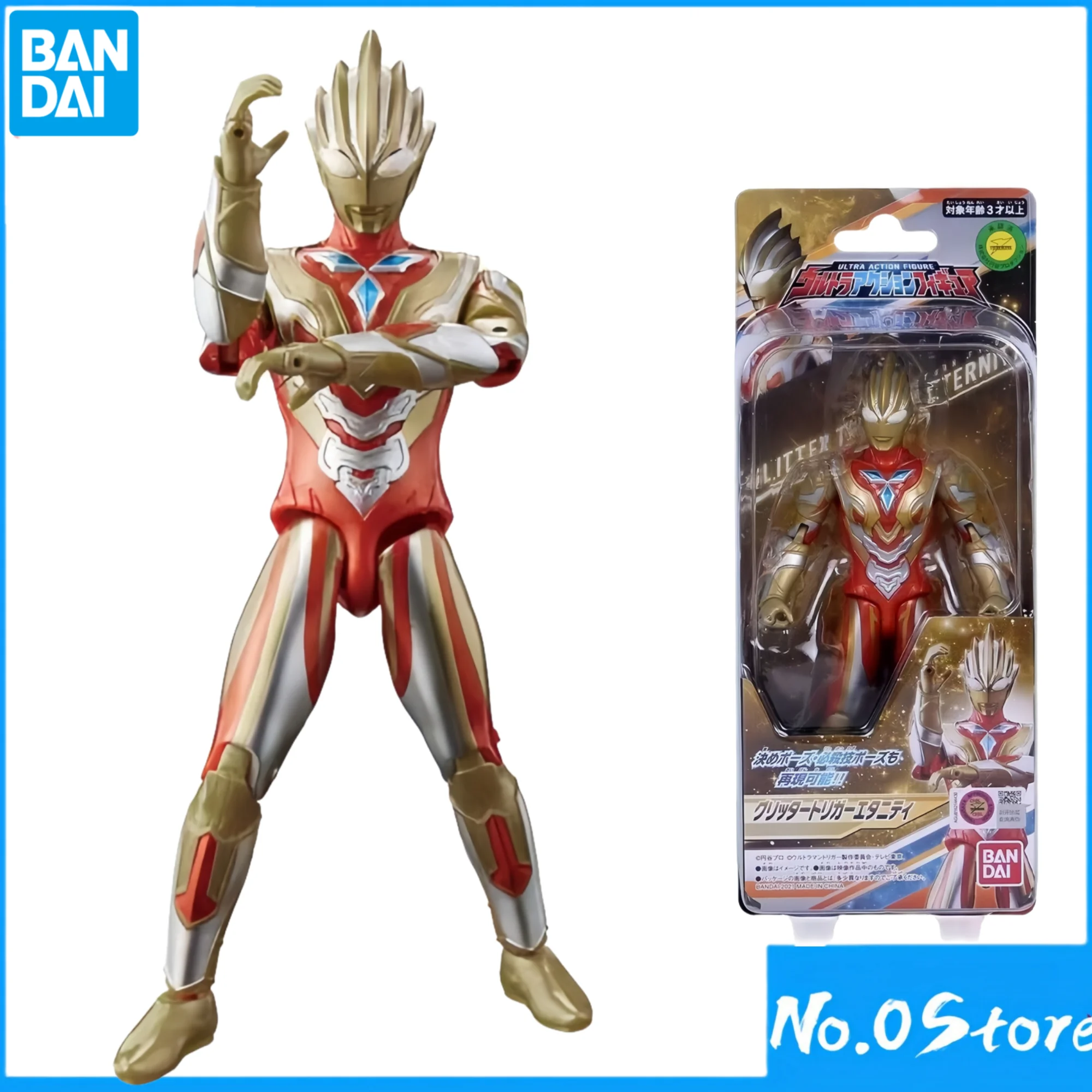 

% подлинные фигурки Bandai Banpresto Ultraman Trigger около 15 см, новый и неоткрытый подарок для мальчика, в наличии, готовая модель момента