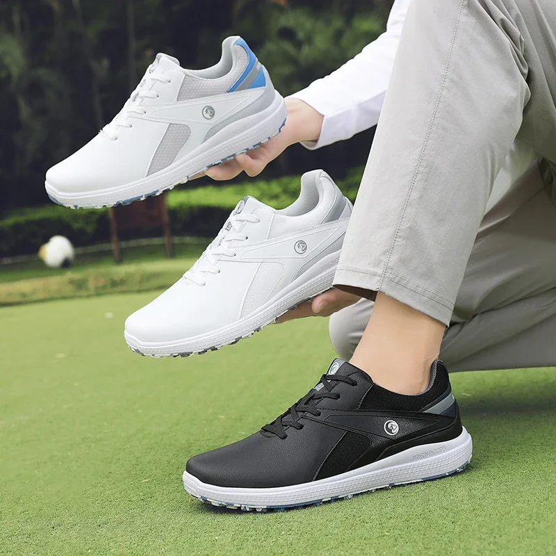 

New Golf Shoes Men Comfortable Golf Sneakers Light Weight Walking Footwears Anti Slip Gym Shoes