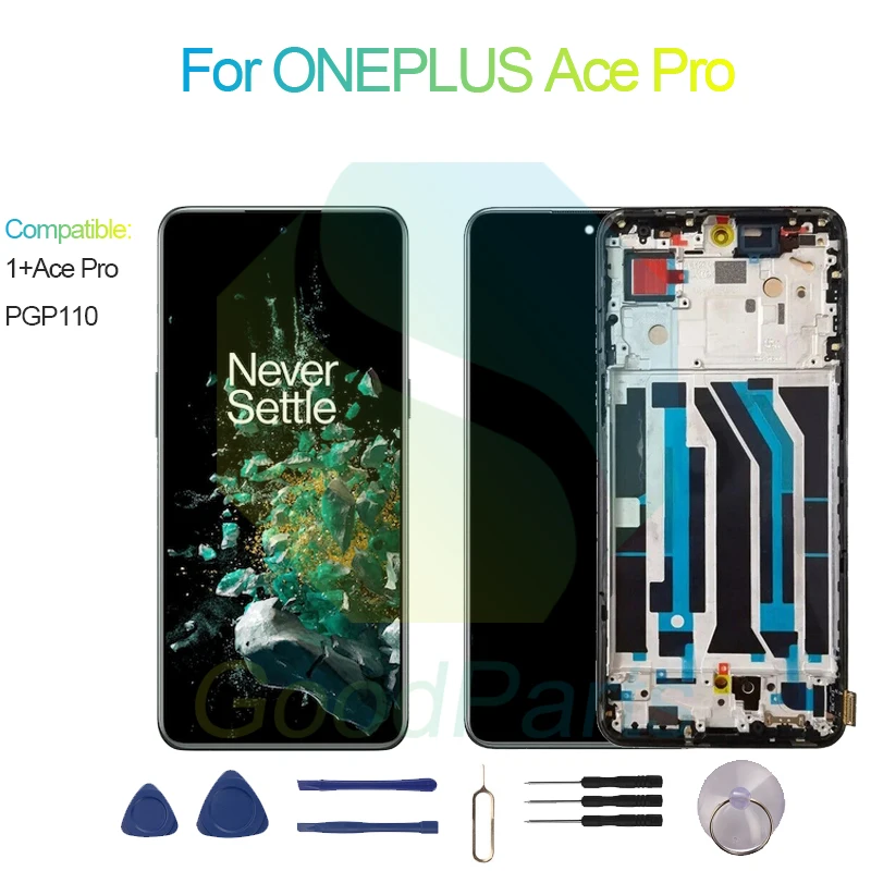 For ONEPLUS Ace Pro Screen Display Replacement 2400*1080 PGP110 1+Ace Pro LCD Touch Digitizer